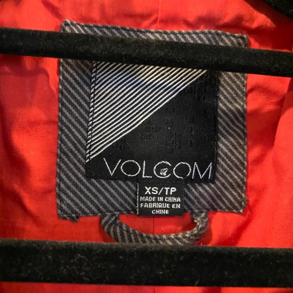 Volcom trench coat  sz XS - Picture 3 of 4